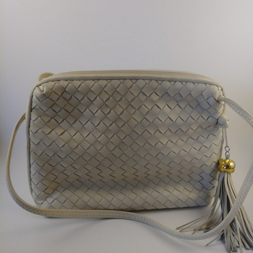 Vintage ANDRÉ CELLINI Genuine Leather Handbag